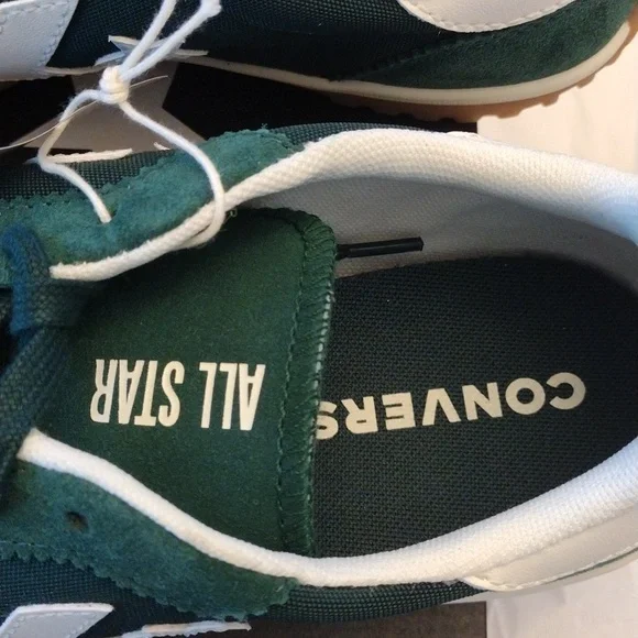 Converse Run Star Trainer. Green Envy/Egret/White. Low top Shoe. Unisex, Size 9 - Picture 10 of 16